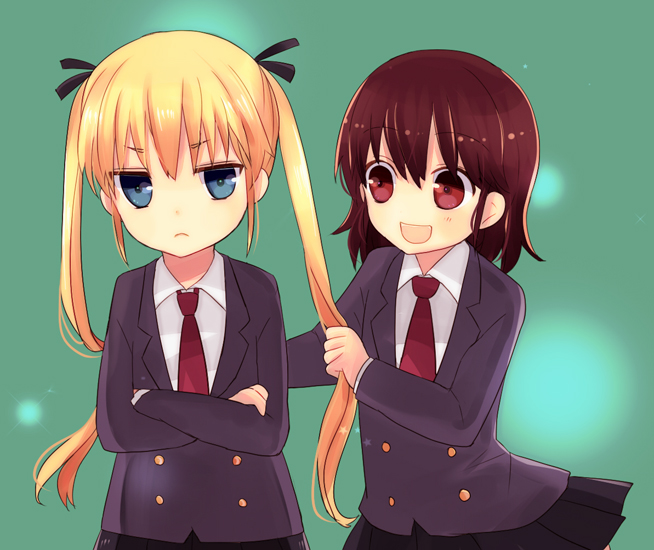 sonya and oribe yasuna (kill me baby) drawn by momonkii