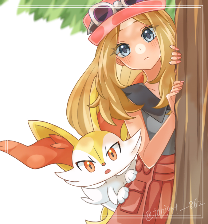 serena and braixen (pokemon and 1 more) drawn by rain_(tonight_862)