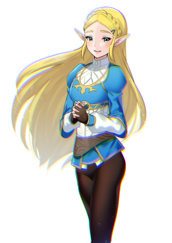 princess zelda (the legend of zelda and 1 more) drawn by ameno_(a_meno0)