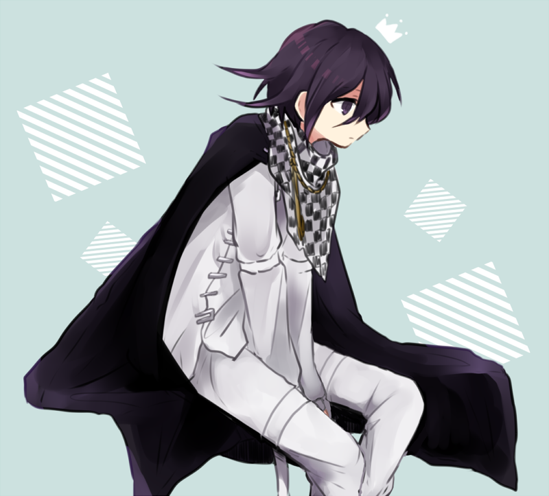 oma kokichi (danganronpa and 1 more) drawn by miyame