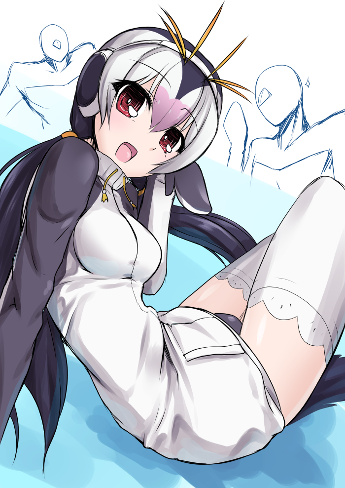 royal penguin (kemono friends and 1 more) drawn by hassen_(8cm)