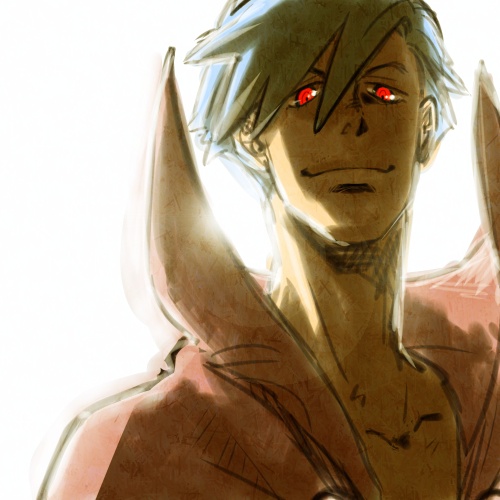 kamina (tengen toppa gurren lagann) drawn by katou_(hyaena)