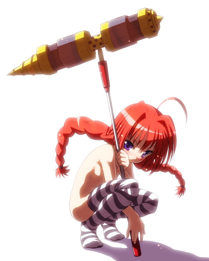 vita and graf eisen (lyrical nanoha and 2 more) drawn by sokobe_hiyori