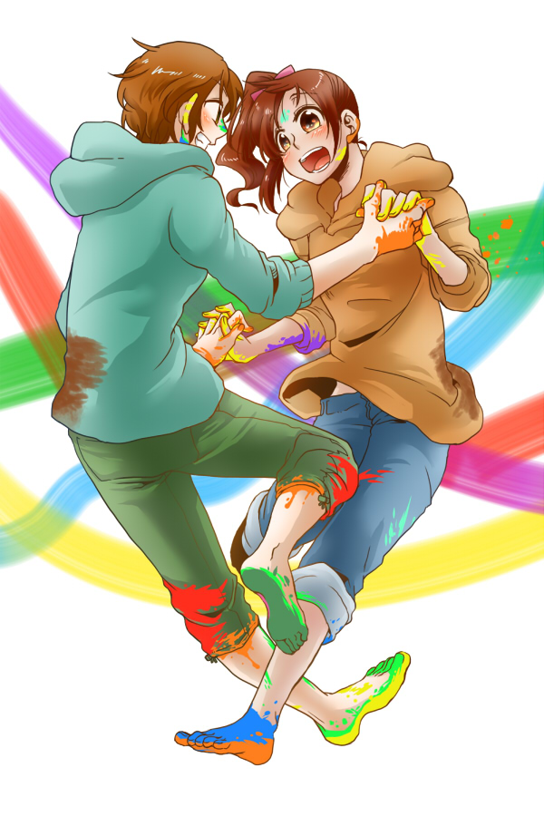 igarashi kyoko and yoshioka saki (idolmaster and 1 more) drawn by sunahi_arumi