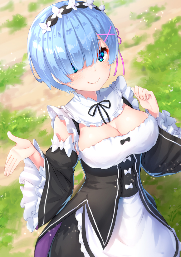 rem (re:zero kara hajimeru isekai seikatsu) drawn by pensuke