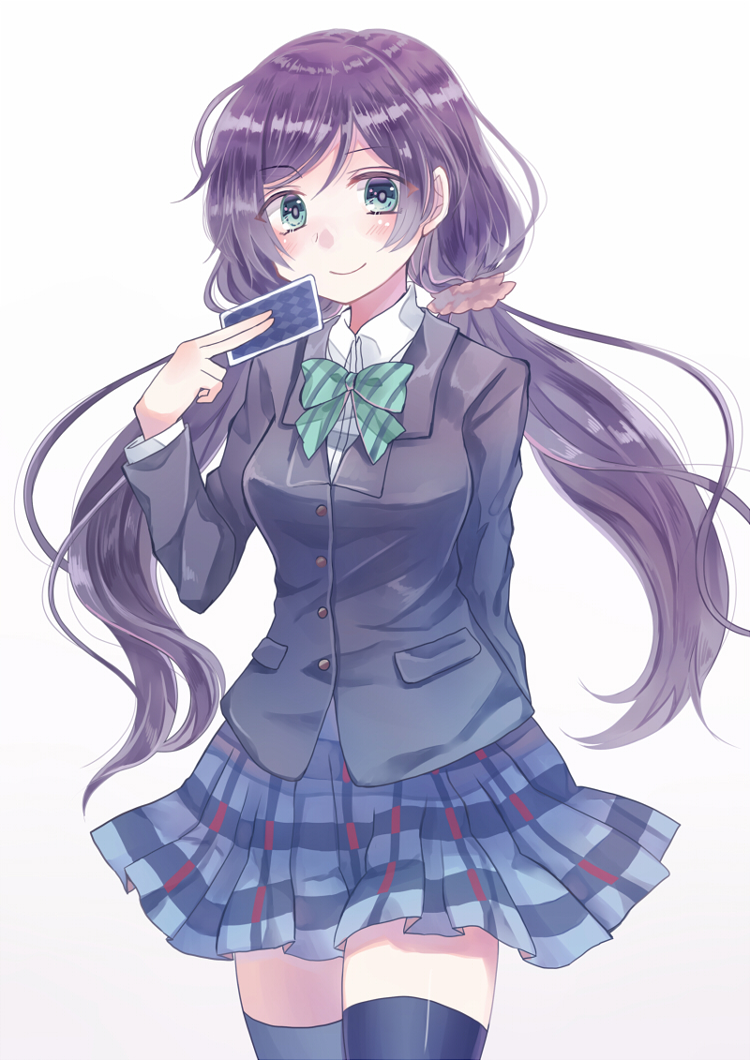 tojo nozomi (love live! and 1 more) drawn by miyakure