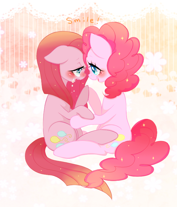 pinkie pie and pinkamena diane pie (my little pony and 1 more) drawn by yuzuko_(yzkxxx0069)