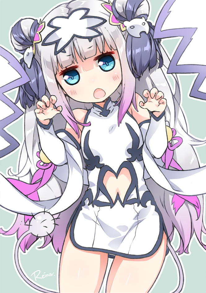 kanna kamui and haku (kobayashi-san chi no maidragon and 1 more) drawn by reina_(black_spider)