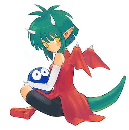 puyo and draco centauros (puyopuyo and 1 more) drawn by ikeda_keisuke
