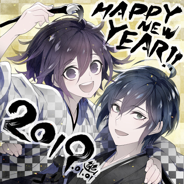 oma kokichi and saihara shuichi (danganronpa and 1 more) drawn by u_u_ki_u_u