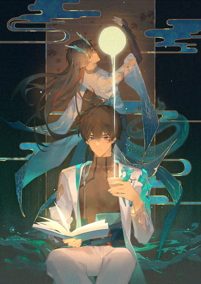 dan heng (honkai and 1 more) drawn by tan900000000