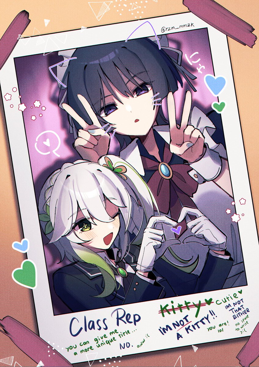 scaramouche and nahida (genshin impact) drawn by rzm_mmzk
