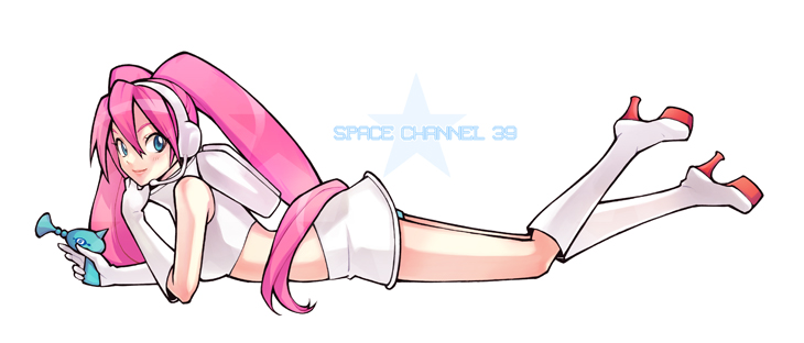 hatsune miku and ulala (vocaloid and 3 more) drawn by deretta