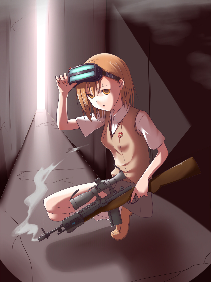 misaka imouto (toaru majutsu no index) drawn by level.21