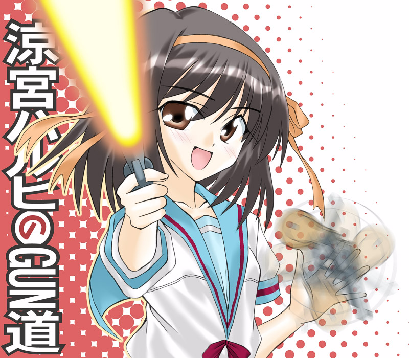 suzumiya haruhi (suzumiya haruhi no yuuutsu and 1 more) drawn by wkenta