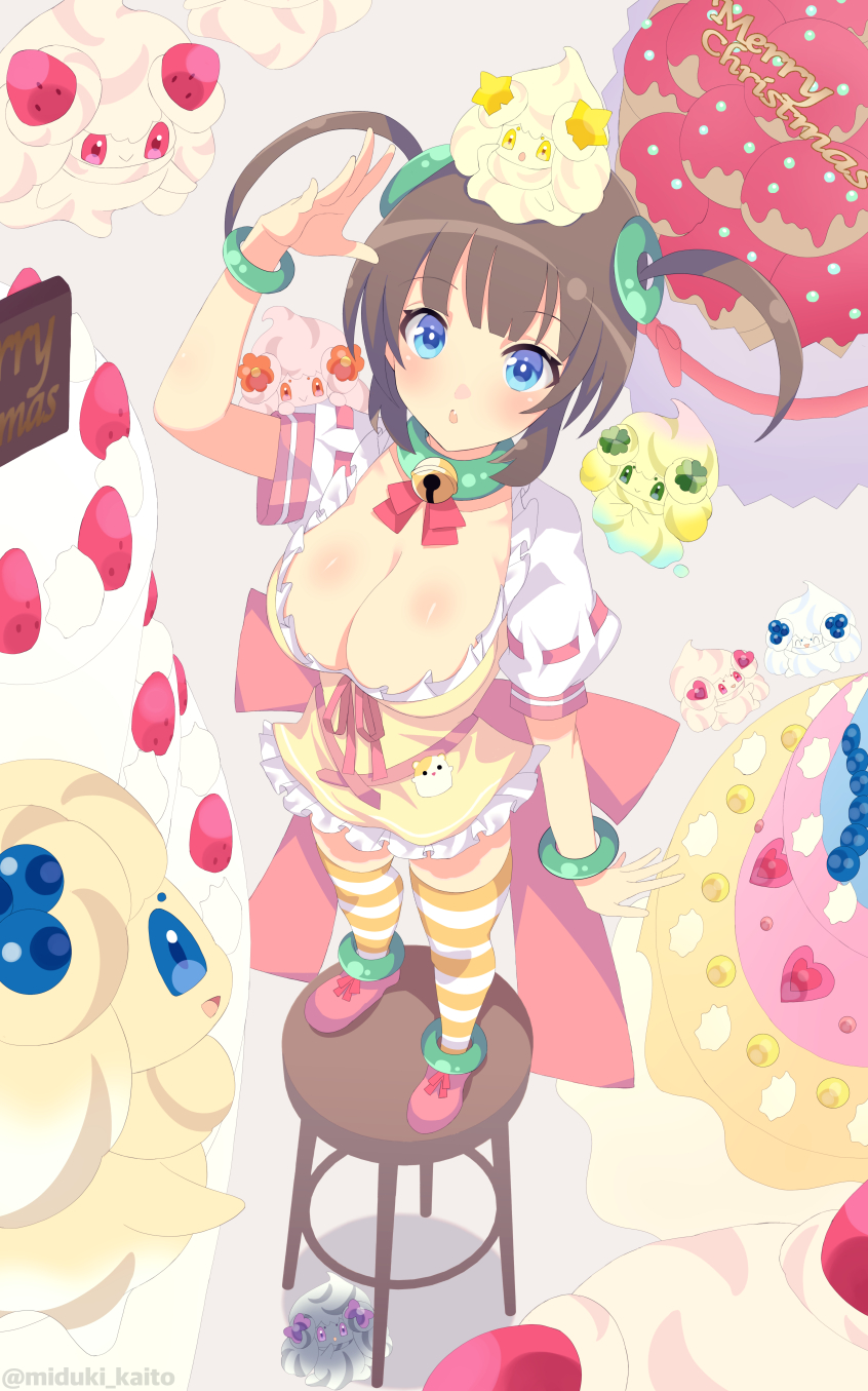 alcremie, minori, and gigantamax alcremie (pokemon and 2 more) drawn by gogat8