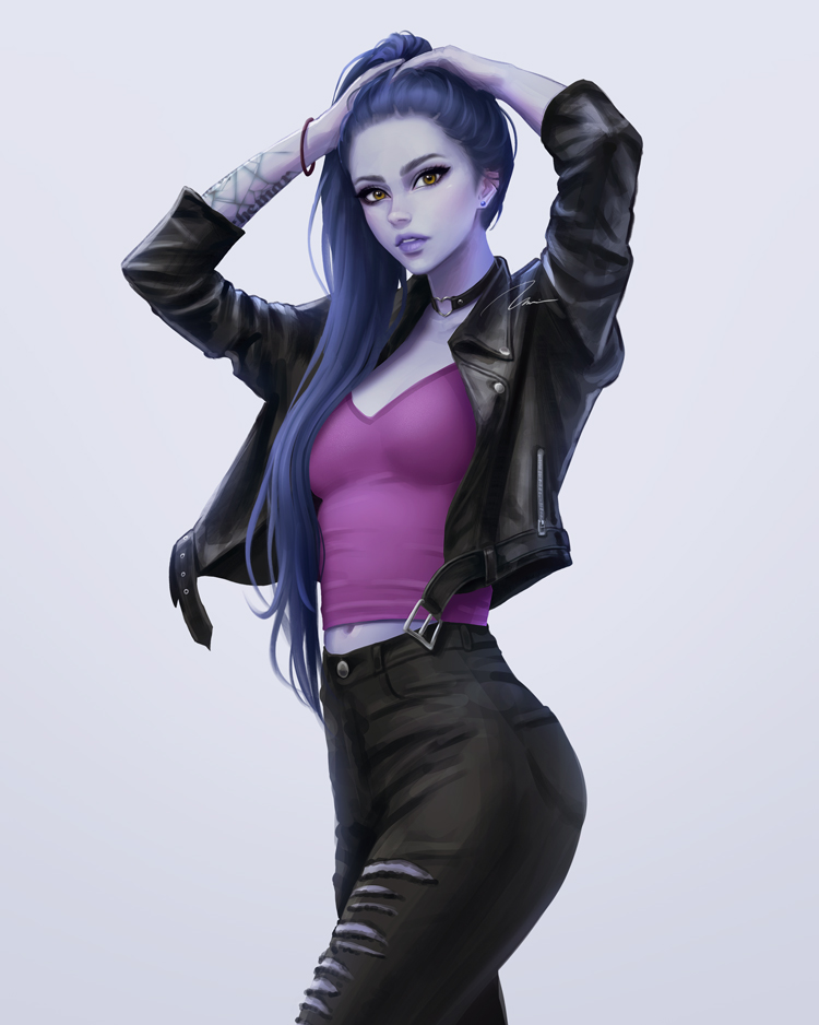 widowmaker (overwatch and 1 more) drawn by umigraphics