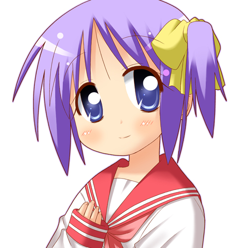 hiiragi tsukasa (lucky star) drawn by minami_(colorful_palette)
