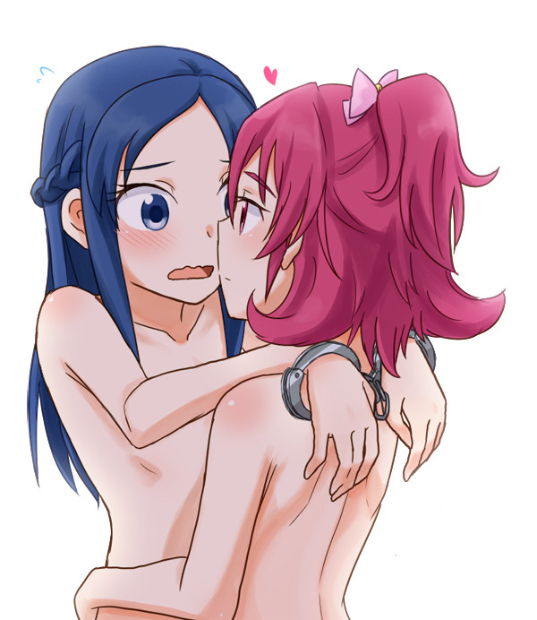 hishikawa rikka and aida mana (precure and 1 more) drawn by minu