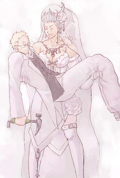 noi and shin (dorohedoro) drawn by ushio_(siriuspika)