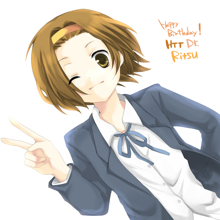 tainaka ritsu (k-on!) drawn by suzuka_(rose_coffee)