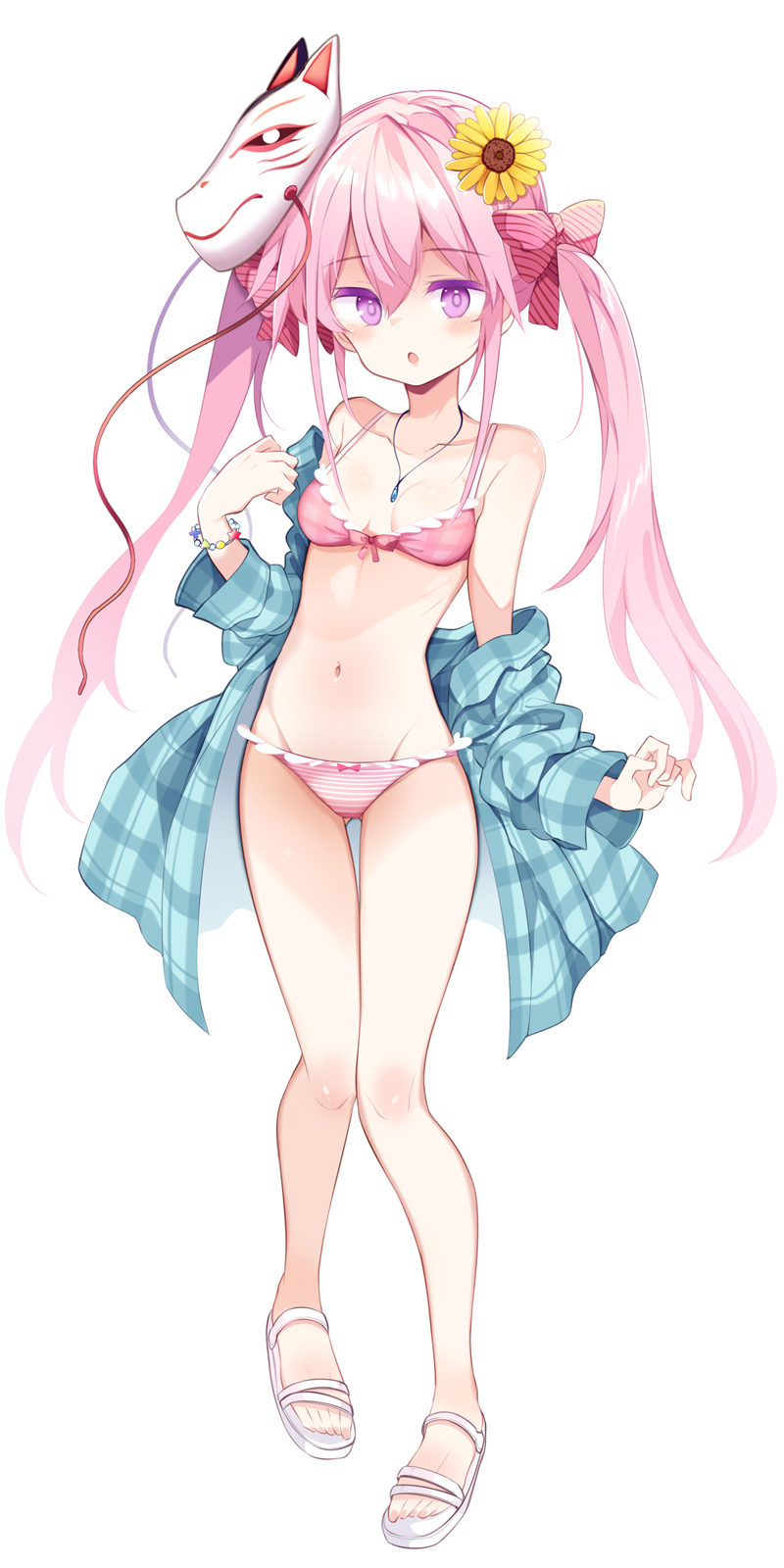 hata no kokoro (touhou) drawn by maturiuta_sorato