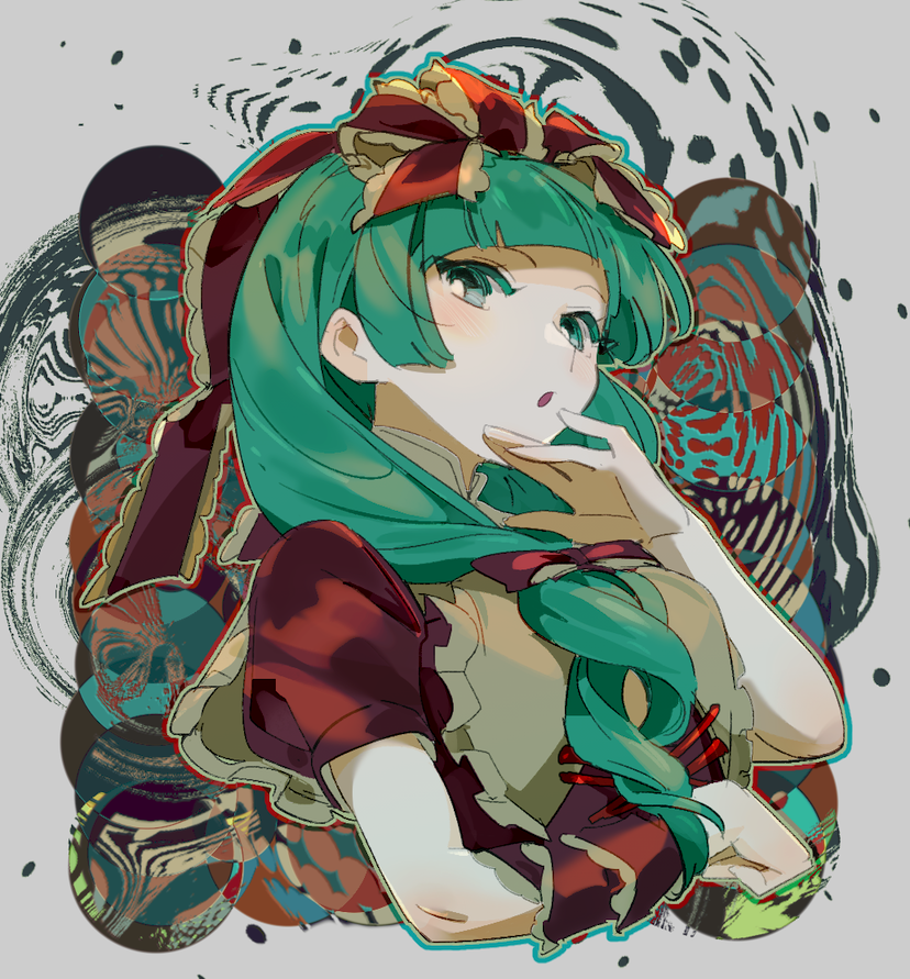 kagiyama hina (touhou) drawn by chamaruk