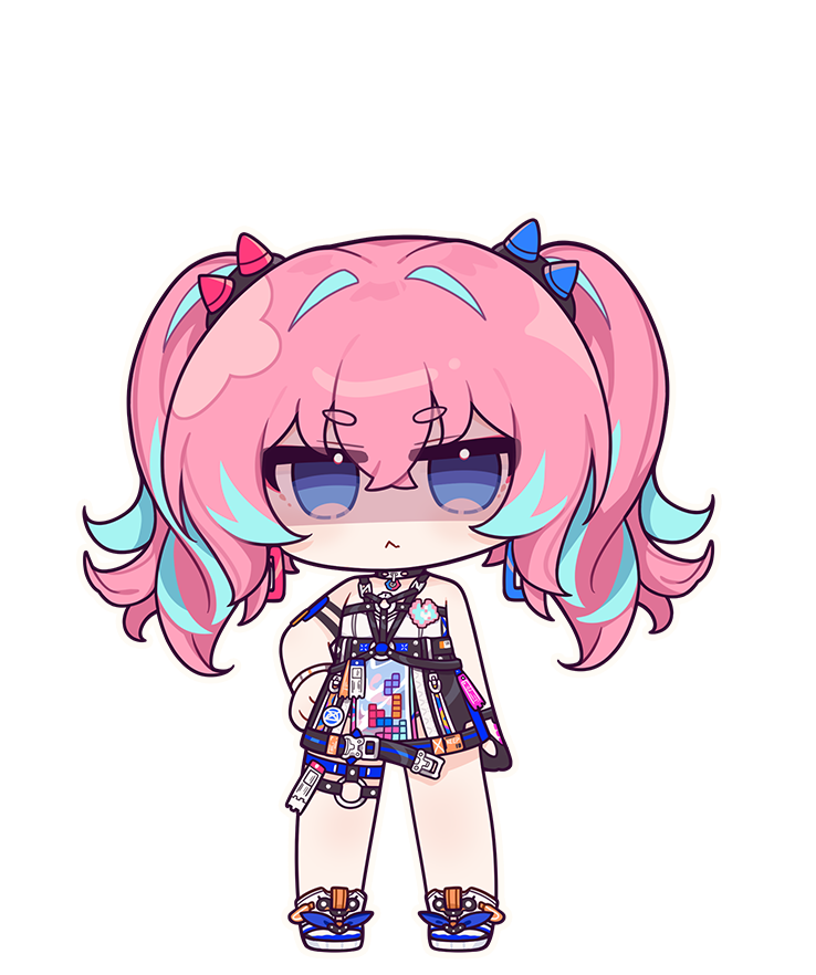 rozaliya olenyeva and delta (honkai and 1 more) drawn by eta