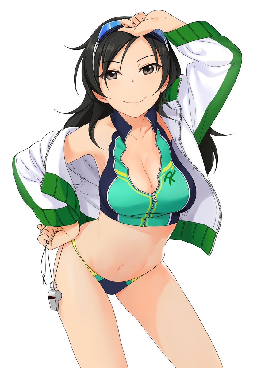 trainer and aoki sei (idolmaster and 1 more) drawn by nekomata_naomi