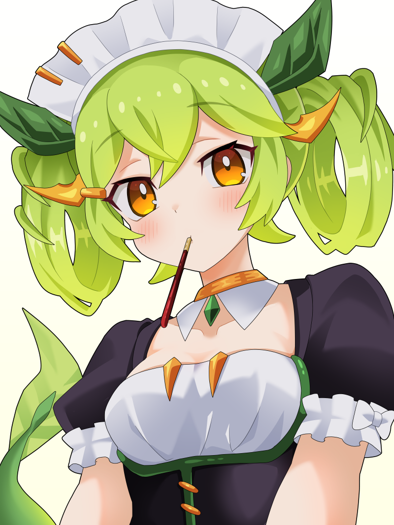 parlor dragonmaid (yu-gi-oh!) drawn by kura_(xxcracy)