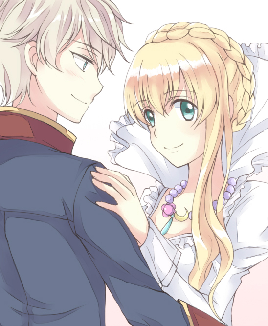slaine troyard and asseylum vers allusia (aldnoah.zero) drawn by misuzu_(iridescence)