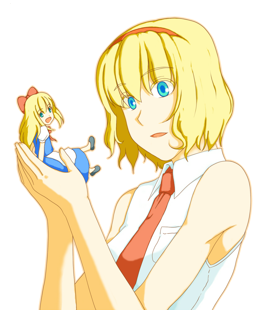 alice margatroid and shanghai doll (touhou) drawn by yun_(aris-tuna2)