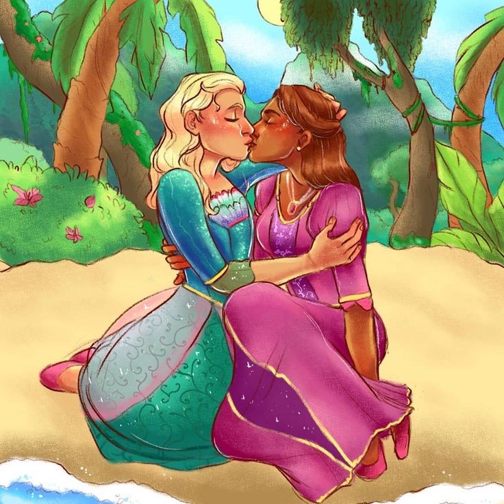 barbie, rosella, and luciana (barbie and 1 more) drawn by woolblossom