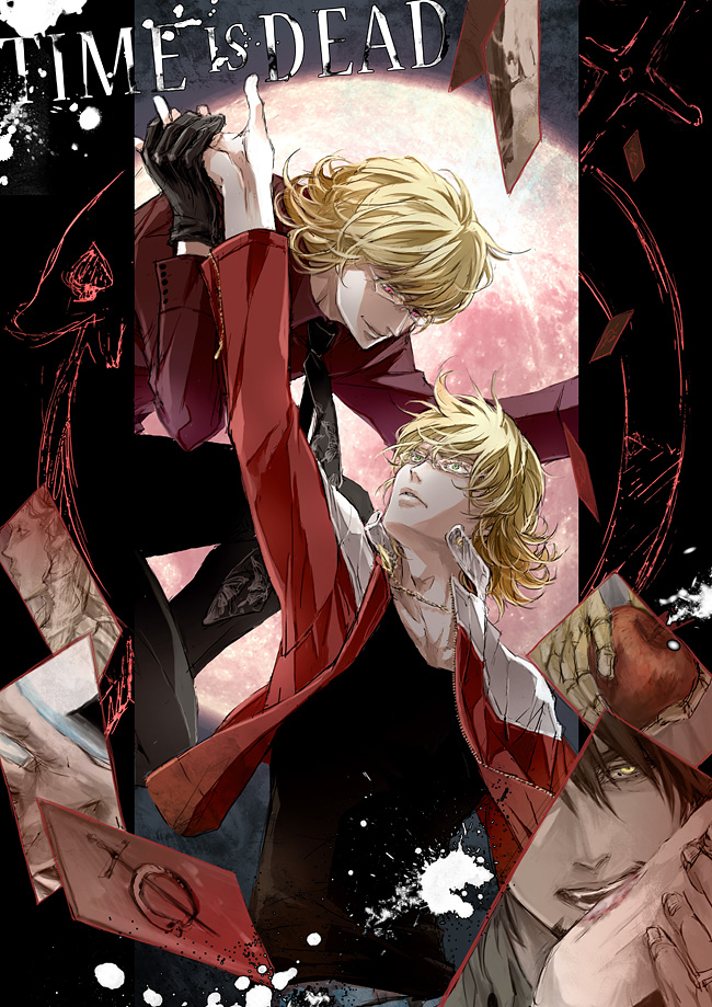 barnaby brooks jr., kaburagi t. kotetsu, and ourobunny (tiger & bunny) drawn by mochinue