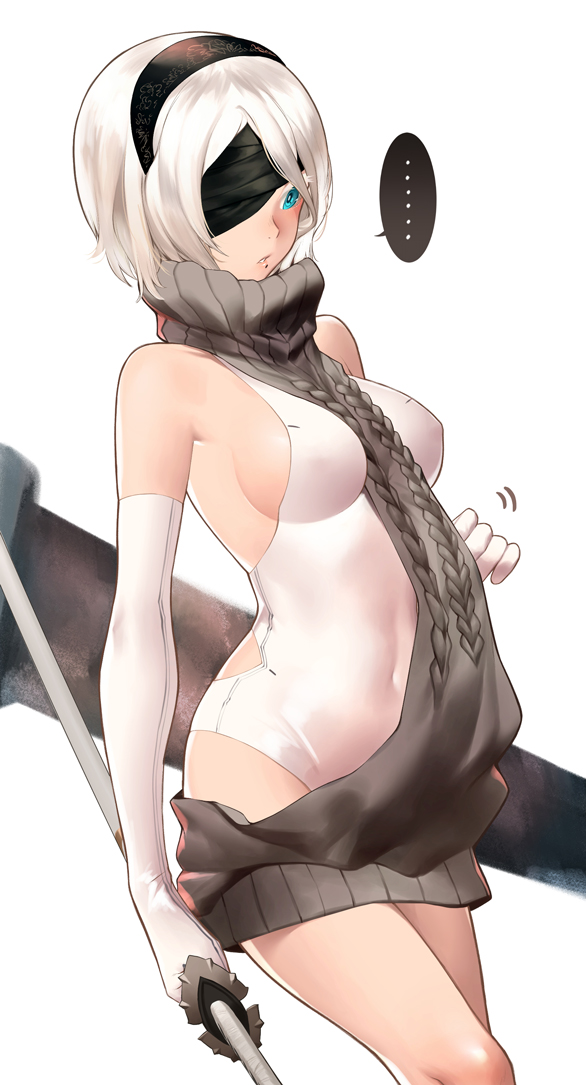 2b (nier and 1 more) drawn by salmon88