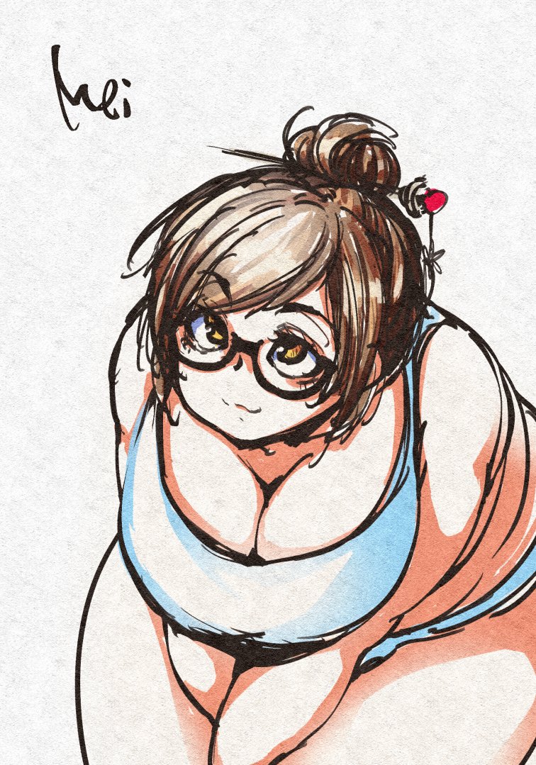 mei (overwatch and 1 more) drawn by hiro_(h-net)