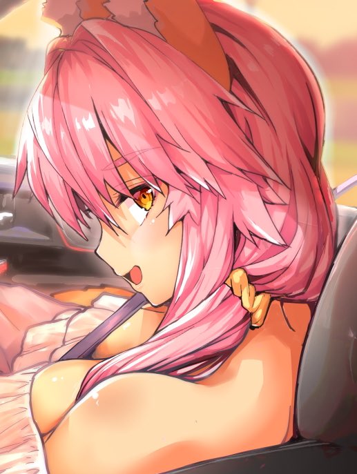 tamamo and tamamo no mae (fate and 2 more) drawn by wisespeak