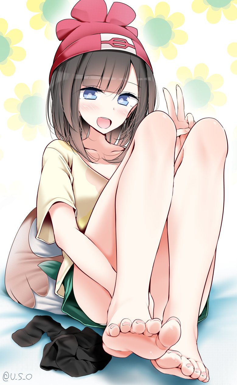 selene and rowlet (pokemon and 1 more) drawn by oouso