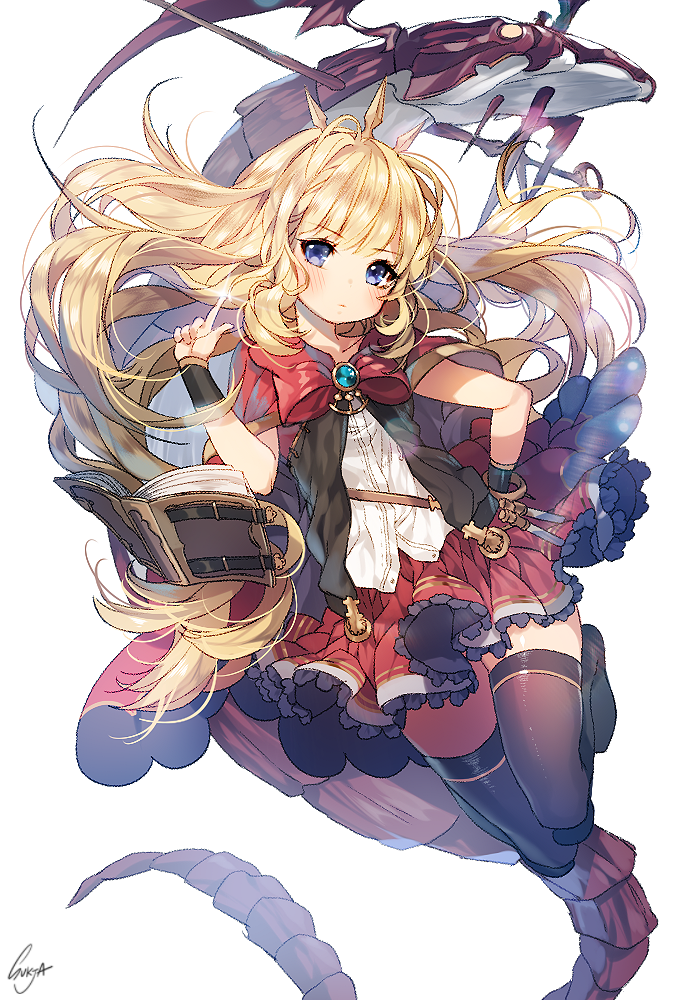 cagliostro and ouroboros (granblue fantasy) drawn by sukja