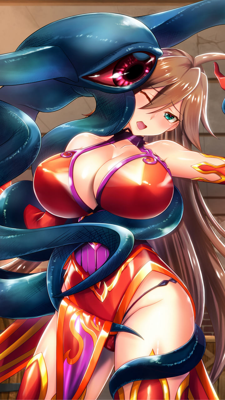nyx and funikura (queen's blade and 2 more) drawn by oosaki_shin'ya