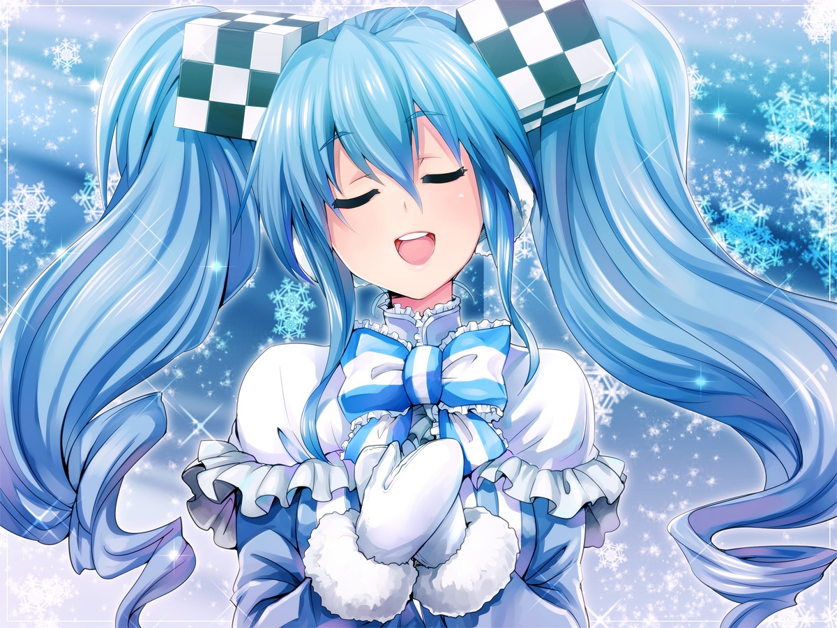 Hatsune Miku And Yuki Miku Vocaloid Drawn By Ism Inc Danbooru