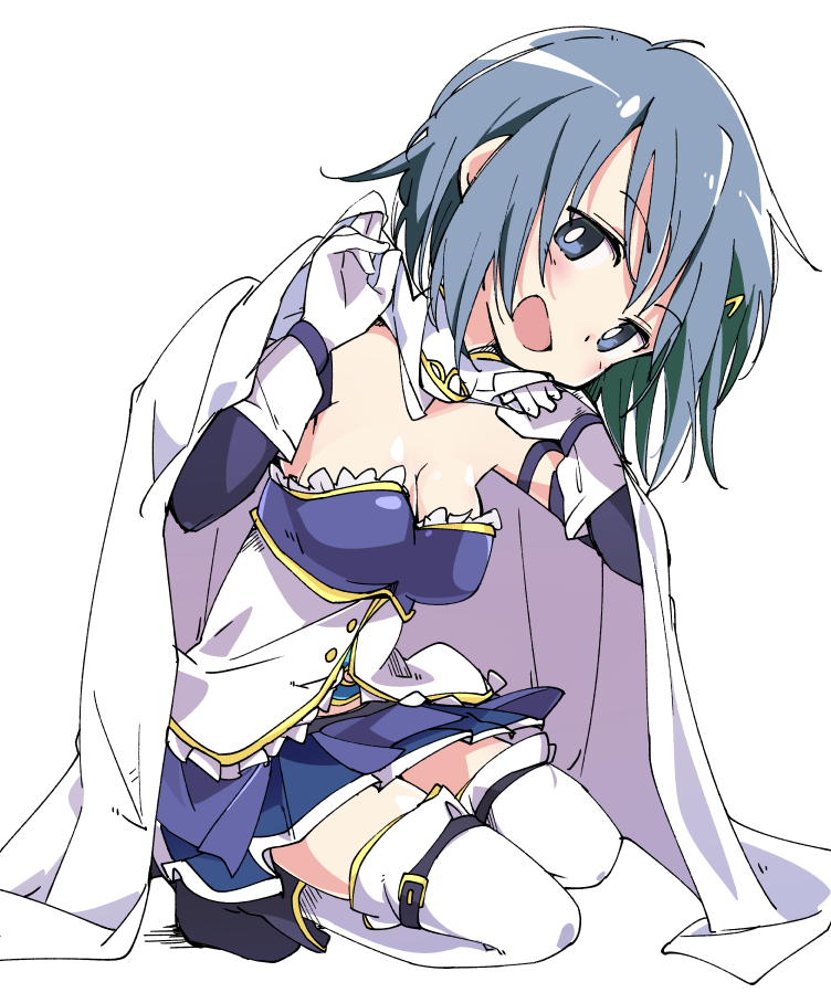 miki sayaka (mahou shoujo madoka magica) drawn by ixy