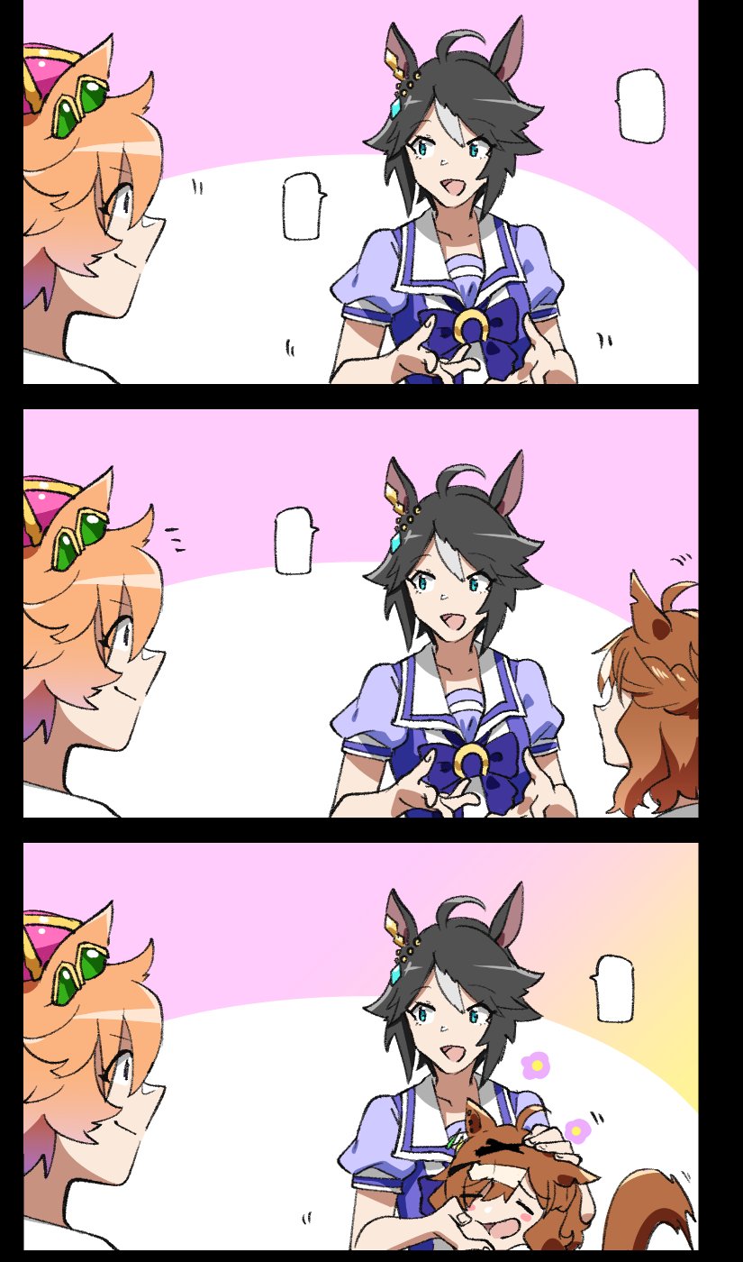 t.m. opera o, jungle pocket, and fuji kiseki (umamusume) drawn by mindofzero