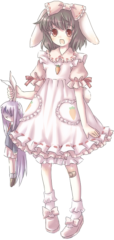 reisen udongein inaba and inaba tewi (touhou) drawn by neme