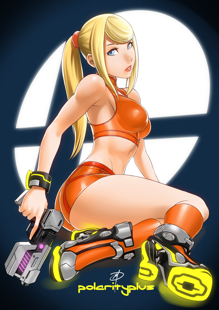 samus aran (super smash bros. and 2 more) drawn by polarityplus