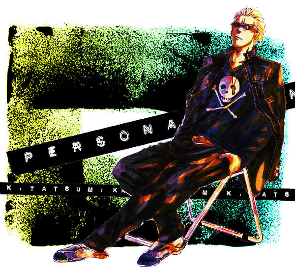 tatsumi kanji (persona and 2 more) drawn by xxx_buzzer