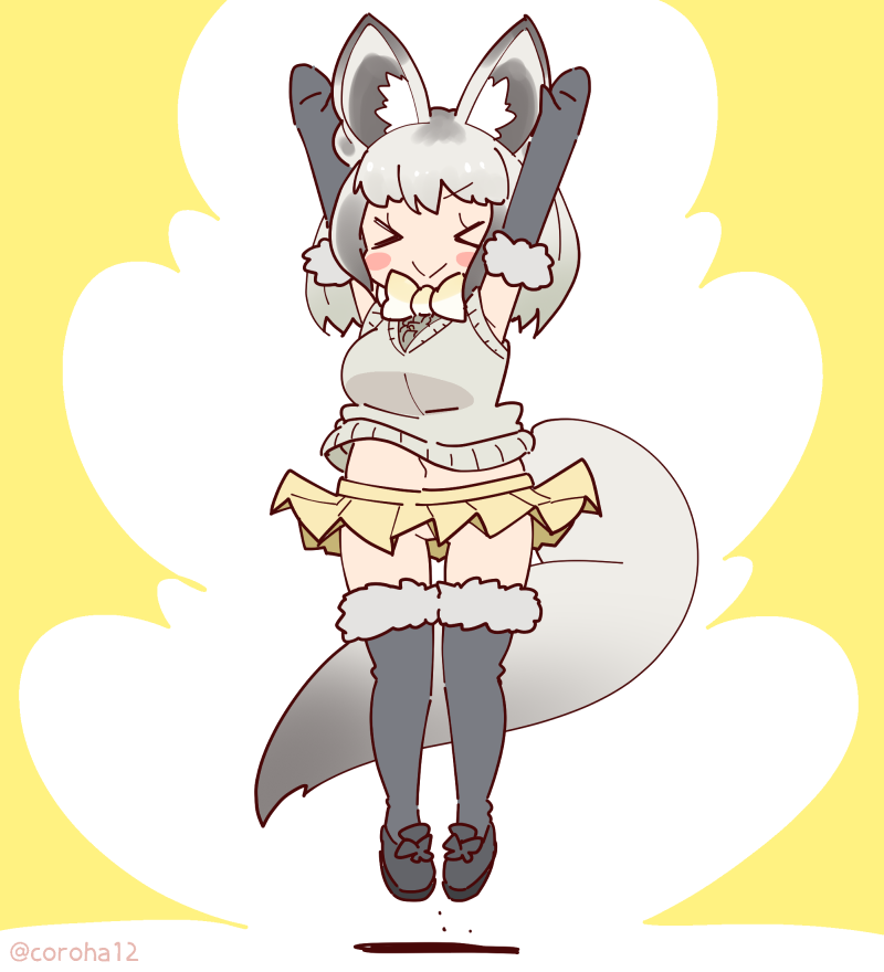 bat-eared fox (kemono friends and 1 more) drawn by coroha