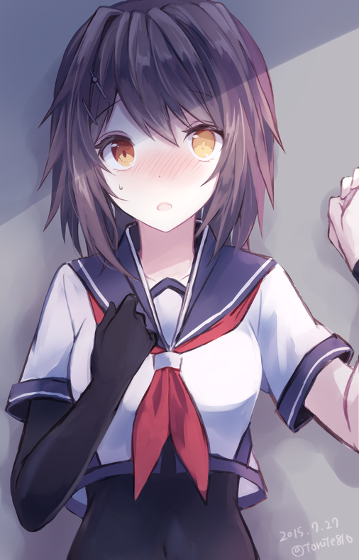 furutaka and furutaka kai ni (kantai collection) drawn by kabocha_torute