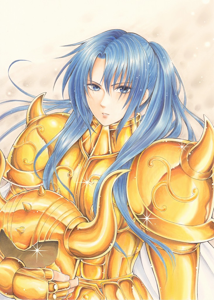 teneo (saint seiya and 1 more) drawn by jyan_borii