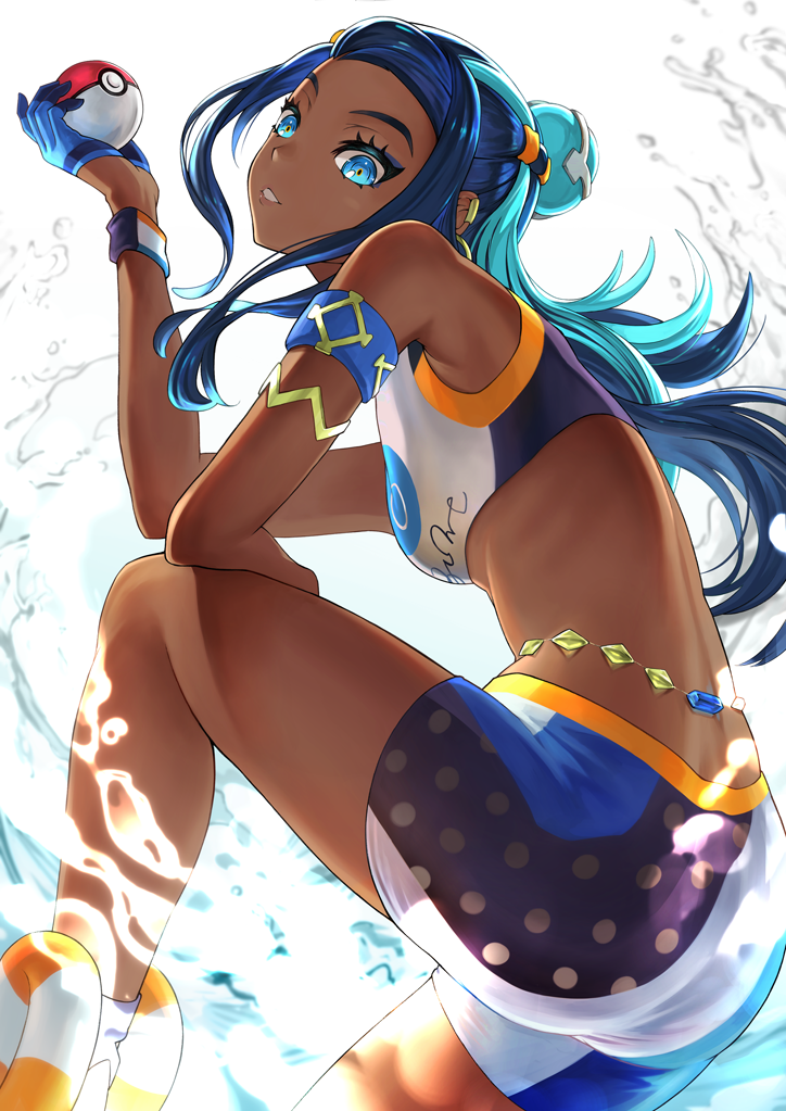 nessa (pokemon and 1 more) drawn by yoka1chi